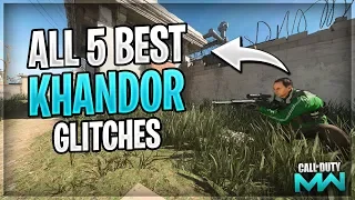 COD MW GLITCHES: *KHANDOR HIDEOUT* ALL BEST WORKING GLITCHES & SPOTS !