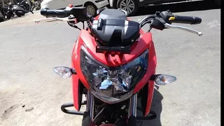 2018 TVS Apache RTR 160 4V Red Colour Walkaround