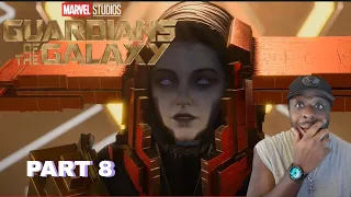 GUARDIANS OF THE GALAXY GAMEPLAY WALKTHROUGH PART 8 THE MATRIARCH  (CHAPTER 8) 100% COMPLETE