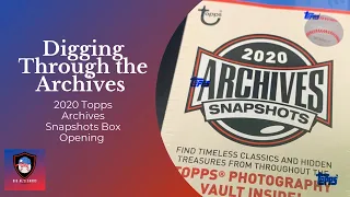Flashback Friday in the Archives | 2020 Topps Archives Snapshots Box Opening