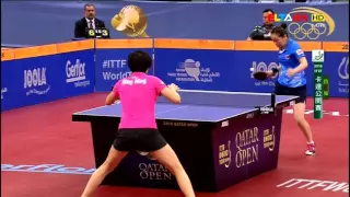 2016 Qatar Open (WS-SF2) DING Ning - TIE Yana [HD] [Full Match/Chinese]
