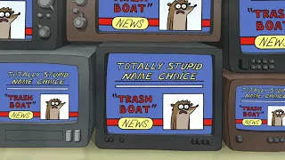 Regular Show - Rigby's New Name, Trash Boat