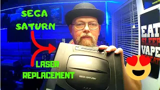 How To Replace A Laser Sega Saturn - Disassembly - Repair & Replace