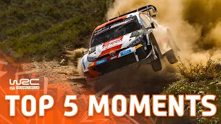 Top 5 Moments | WRC Vodafone Rally de Portugal 2023