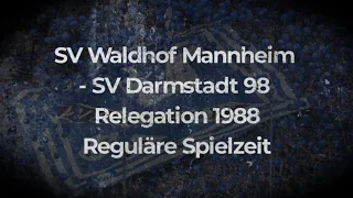 SV Waldhof Mannheim 07 - SV Darmstadt 98 Relegation 1988 ⚽⚽⚽