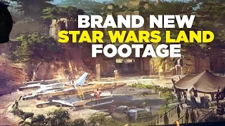 New Star Wars Land footage - Disney's Awaken Summer Media Event