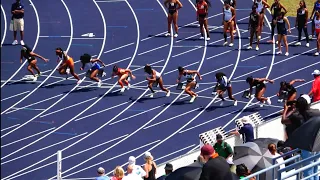 Women 100m Finals Section 1 North Florida Collegiate Invitational April 30, 2022