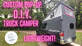 DIY Pop-up Truck Camper Build Tour