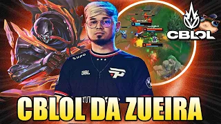 PLAY INSANA do TITAN e MONO CHAMPION no CBLOL - CBLOL DA ZUEIRA