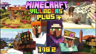 Моды на майнкрафт 1.19 / Обзор мода Villagers Plus 1.19.2 / Лучшие моды для выживания 1.19