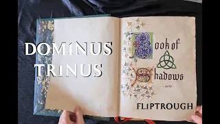 Dominus Trinus  Book of Shadows replica full flip through