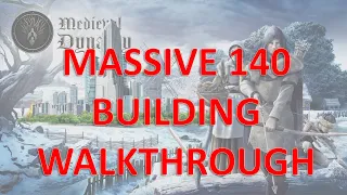 Medieval Dynasty - 140 Buildings. Massive City Walkthrough!!!