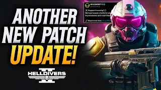 Helldivers 2 Another New Patch Update! Huge NEW Warbond Looks Good!