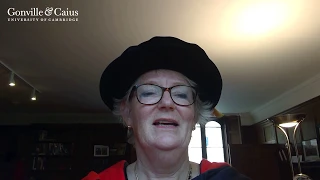 Dr Pippa Rogerson, Master of Gonville & Caius College, addresses our 2020 graduands