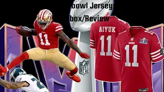 Brandon Aiyuk San Francisco 49ers Superbowl Jersey | Unboxing/Review Scarlet Red #brandonaiyuk #nike