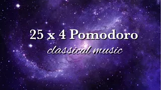 Pomodoro Technique I 25 x 4 Pomodoro Timer with Classical Music