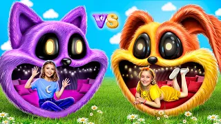 Kis Házat építünk Catnapnek és Dogdaynek! Poppy Playtime 3! Extrém Bújócska a Catnap Segítségével!