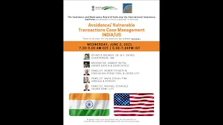 Avoidance/ Vulnerable Transactions Case Management INDIA/US, June 2, 2021