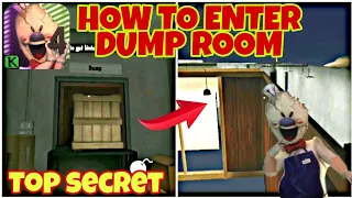 How To Enter Secret Dump Room In Ice Scream 4 (Glitch) || Ice Scream 4 Gameplay
