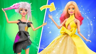 Transformação de Boneca Barbie / DIY Ideias em Miniaturas para Barbie
