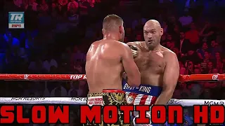 Tyson Fury Dodges 7 Punches In 5 Seconds Slow Motion HD