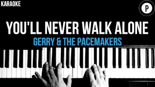 You'll Never Walk Alone Karaoke SLOWER Acoustic Piano Instrumental Cover Lyrics