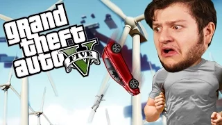 GTA 5 PC Online Funny Moments - WINDMILL DEATH RUN! (Custom Games)