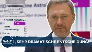 ASTRAZENECA-STOPP: "Eine sehr dramatische Entscheidung!" - FDP-Chef Christian Lindner