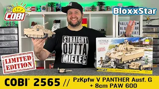 COBI® 2565 💥 PzKpfw V Panther Ausf. G + 8 cm PAW 600 💥 LIMITED EDITION ▶️ REVIEW & HISTORY 💬 📽️ 4K