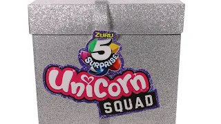 Zuru 5 Surprise Unicorn Squad Glitter Series Blind Box Unboxing Review