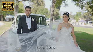 George + Maria's Wedding 4K UHD Highlights at Renaissance  st Marys Church and Villa Del Sol d'Oro