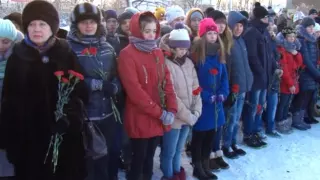 Митинг, посвященный 73-ой годовщине освобождения города от немецко-фашистских захватчиков