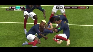 France vs Brazil - Penalty Shootout | Final FIFA World 2022 | FIFA Mobile Gameplay