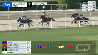 Gulfstream Park Carrera 7 - 1 de Julio 2022