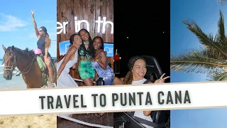 PUNTA CANA TRAVEL VLOG| Dinner in the sky / Horseback riding / RIU hotel | Leah Deré