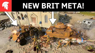 Company of Heroes 3 (NEW PATCH) NEW BRIT META! | British Forces Gameplay | 2vs2 Multiplayer