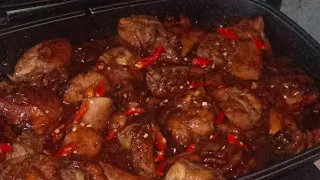 How to cook saucy spicy chicken barbecue