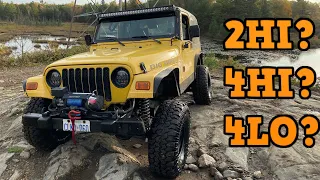 How To Use 4x4 On Any Year Jeep Wrangler