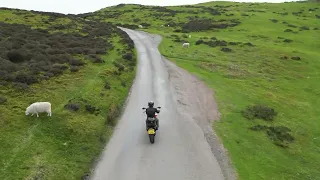 Drone views May 2024: Shropshire Hills motorcycle ride (KTM Duke 790)