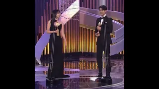 [ 김다미/최우식 ] Dami and Wooshik's cute moment at the awards ceremony