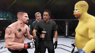 Yuri Boyka vs. Homer Simpson (EA Sports UFC 2) - CPU vs. CPU - Crazy UFC 👊🤪