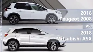 2018 Peugeot 2008 vs 2018 Mitsubishi ASX / Outlander Sport (technical comparison)