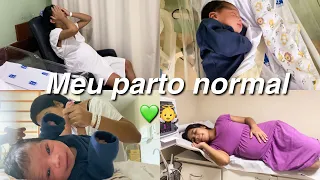 VLOG| MEU PARTO NORMAL HUMANIZADO + primeiros dias na Maternidade 💚👼