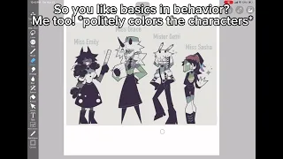 *Politely colors is the characters￼* // Basics in behavior //￼