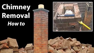 Removing a Chimney Below Roof Level - How to