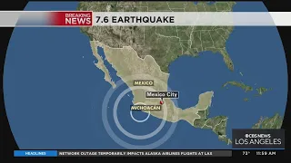 Massive earthquake strikes Mexico's Pacific coast