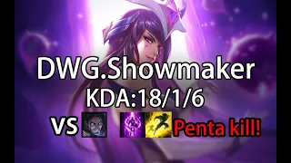 DWG.Showmaker Syndra VS Grandmaster Sylas【LEAGUE OF LEGENDS】