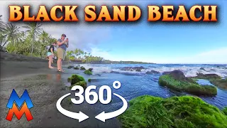 Punaluʻu Black Sand Beach in Hawaii - 360 VR Experience | Morgan Madness