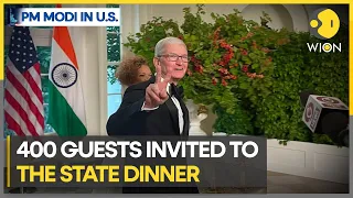 PM Modi in US: Tim Cook, Anand Mahindra at State dinner for PM Modi | WION