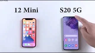 iPhone 12 Mini vs S20 5G : Speed Test + Ram management